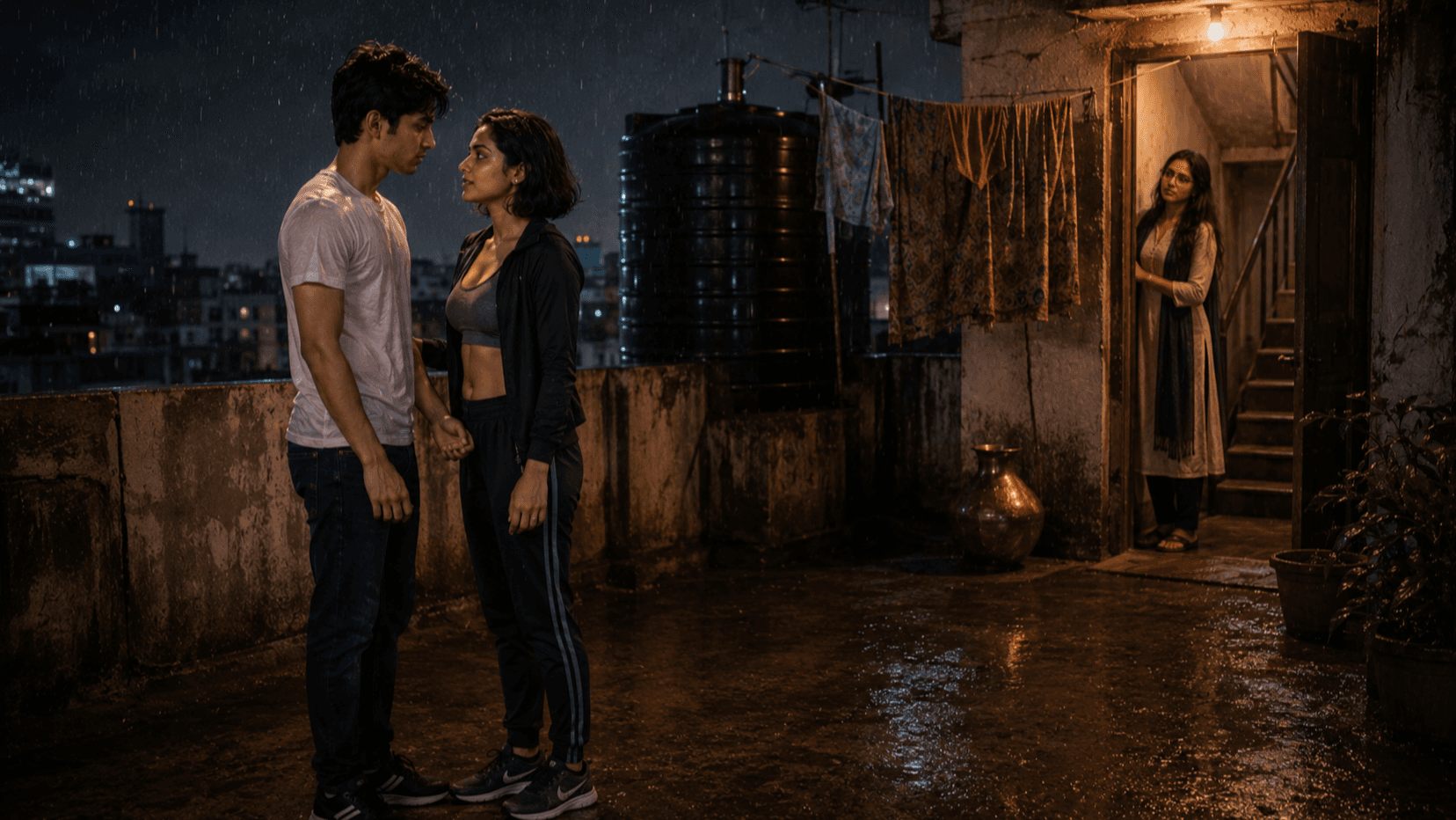 ছাদের অন্ধকারে প্রিয়ার রাফ রিস্ক
